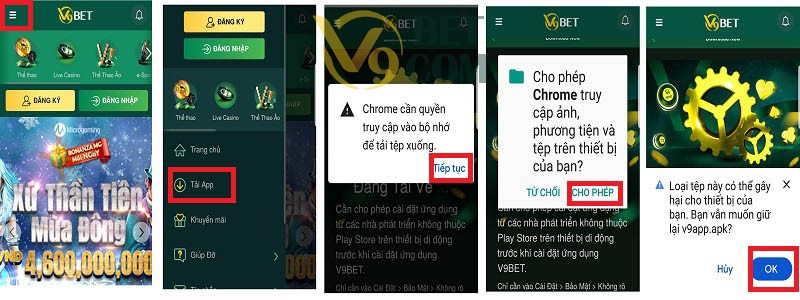 Tải app V9Bet